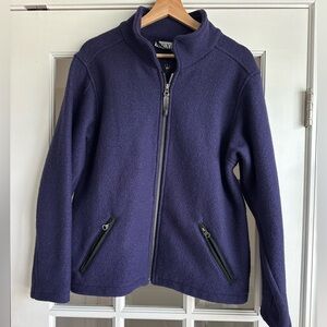 IBEX 100% boiled wool jacket Size Medium